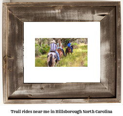 trail rides near me in Hillsborough, North Carolina